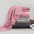 Import New style pleated monochrome fur shaved scarf wholesale pure color cotton and linen women&#x27;s headscarf from China