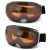 new stylish UV400 custom designer TPU multi color snowboarding goggles for skiing