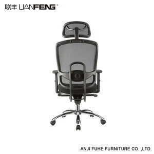 Newest design ergonomic swivel computer office chair executive president mesh office chair with headrest