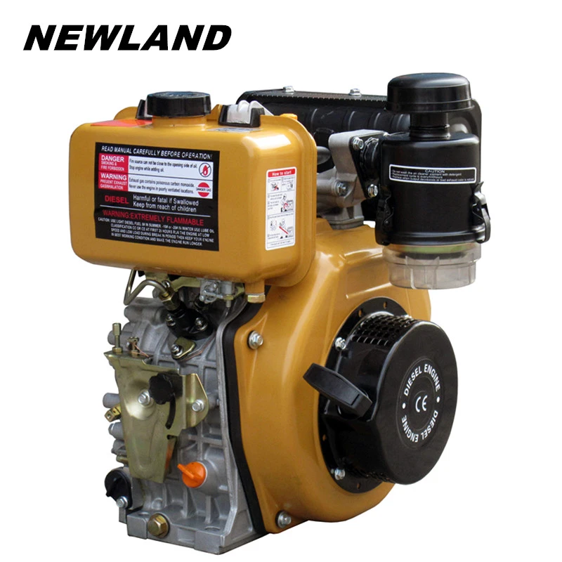 Newland NL-170F Air Cooled Engine Or Motor Vertical Shaft Diesel Engine