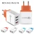 News Quick Charge 2.1 A 3.0 Wall Charger 3 Usb Power Adapter  Fast Wall Chargers US/EU Plug Adapte for iPhone 12