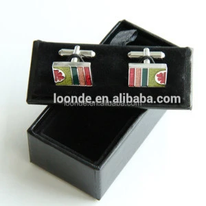 Nice handcrafted jewelry boxes or cufflink case for men jewelry display packaging