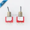 Ningrui Electronics 10,000 Cycles Electrical life Miniature Toggle Switch on-off-on 3-way toggle switch