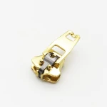 No.5 YG SEMI auto Lock metal slider  Heavy Duty Golden Metal Zinc Alloy  4YG 4.5YG 5 YG Zipper Slider For Jean