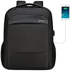 Nylon waterproof anti-theft USB Charger smart laptop backpack bag With Security Coded Lock / Laptop Backpack Bag