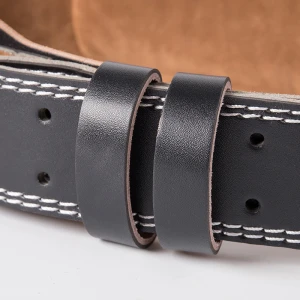 OEM Factory Leather weightlifting lever belt Power Training Synthetic Gym Weight Lifting good price