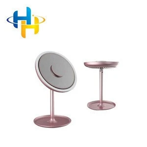 OEM LED Mirror Light For Bedroom Dressing Room With Built-in Fan 1X 5X 7X Magnifier Table Lamp Makeup Mirror Lamp