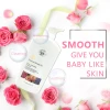 OEM private label manufacturer flower aroma organic petal body wash antiseptic rose shower gel