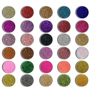 OEM Professional Sombra textured Makeup Glitter Shimmer Eye shadow Pigment Diamond Rainbow Pressed Glitter Eyeshadow
