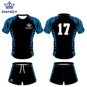 OEM sublimation customer brand breathable mash rugby jersey