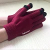 OEN Print Logo Men Fingers Touch Screen Gloves