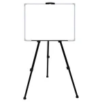 Office Adjustable Mobile display board flipchart whiteboard free standing blackboard easel