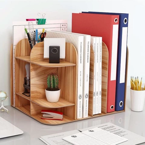 Office Desktop Shelf Folder Receiving Box Books Receiving Box Student Stationery Receiving Box File Frame
