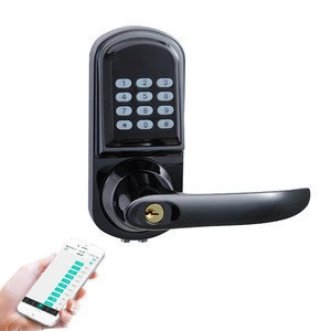 Office Home hotel apartment cylinder electronic smart APP bluetooth smartphone door lock