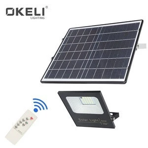 OKELI OKELI Factory wholesale IP66 waterproof 10w 30w 60w 100w SMD outdoor led solar flood light