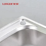 One Piece Style Sri Lanka Double Bowl Stainless Steel Kitchen Sink