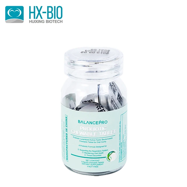 Oral Hygiene Kit Lozenge China Natural Prebiotic Probiotic Oral Care Food Supplement Chewable Tablet ODM &amp; OEM probiotics