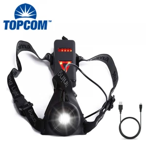 Outdoor Night Running Light Led Chest Light Running Back Warning Sport Running Light With Rechargeable Battery USB Cable