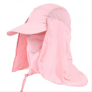 Outdoor Sport Hiking Visor Hat UV Protection Face Neck Cover Fishing Sun Protect Cap Best Quality
