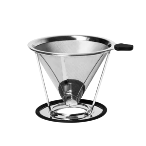 Over Filter Stainless Steel Strainer Business Metal Mesh Tools Layer Coffee Tea Double Feature Eco