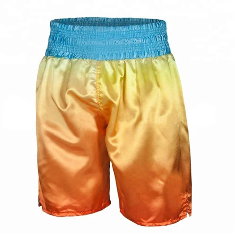 Own Label High Quality Custom MMA Shorts / Boxing Muay Thai Short with customized packing and multiple color in low price