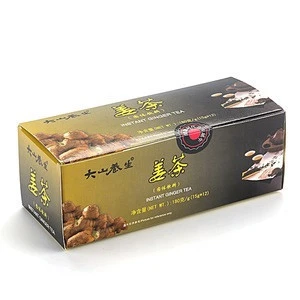 packaged granules instant ginger tea powder
