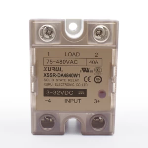 Panel mount type ac solid state relay 40a 480v SSR40DA