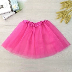 Parent-child Girls Ballet Tutu Skirt Solid Pink Tutu Skirt 2019 Fashion Ladies Tutu Skirt