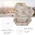 Import PARTY DISPOSABLE /36 PC DINNERWARE SET /18 Dinner Plates /18 Side Plates /Hexagon Design/ Marble Collection -Gold from USA