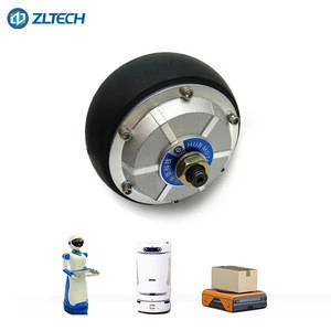 Patent new product 4.5 inch double shaft agv wheel hub servo robot motor with built-in encoder agv dc motor