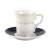 Import Pearl white matte porcelain bulk puer flower pink traditional chinese customize tea cup and saucer set from China