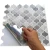 Import Peel gray Anti Mold Stick on Backsplash Kitchen Smart Arabesque Self Adhesive wall sticker tiles from China