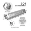 Perforated Bbq Hexagon Stainless Steel Square Wood Pellet Smoker Tube