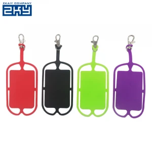 Phone Card Holders Mobile Straps Cell Phone Holder Sling Necklace Wrist Strap Silicone Lanyard