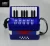 Import piano button accordion 7keys 14bass blue red green pink black from China