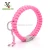 Import Pink Braided Pet Dog Collar and Leash Set with Unique King Cobra Design Silver Charms from China