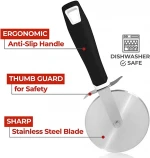 Pizza Cutter Stainless Steel Pizza Wheel Pizza Slicer