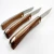 (PK-700WS) 3.5 inch Rosewood Handle Satin Brushed Blade Traditional Joint Slip Utility Folding Pocket Knife
