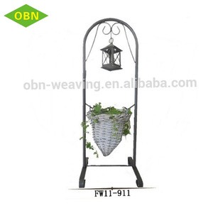 Plant rattan hanging basket