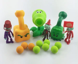 Plants vs Zombies Peashooter PVC Action Figure Model Toy Gifts Toys For Children