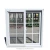 Import Plastic burglar proof vinyl clad upvc sliding windows grill design door attach with window from China