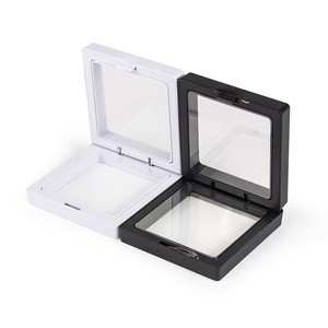 Plastic clear display case store jewelry membrane box -Gemstone Cases--gemstone packing box