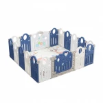 Plastic Foldable Baby White Baby Playing Kids Soft Play Area With Fence