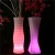 Import plastic garden decorative led light up flower pot planters from China