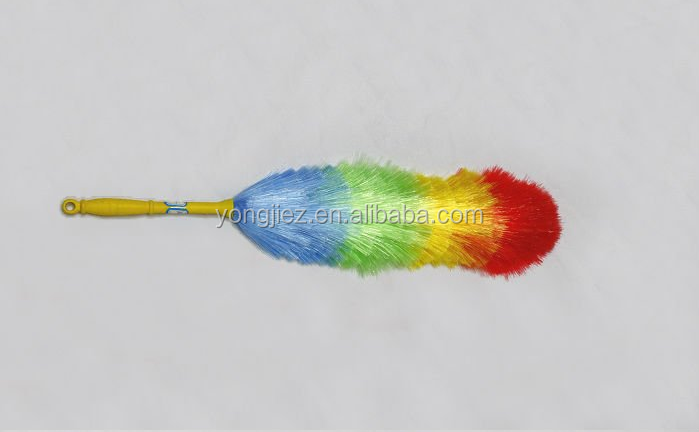 Plastic handle with colorful pp static duster