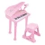 Import Plastic musical electronic instrument with microphone toy piano kids from China