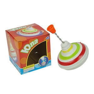 Plastic Promotional Funny Spinning Top Toy With Music/Flash HC269785