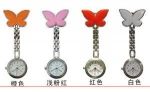 Pocket Medical Nurse Fob Watch Women Watches Clip-on Pendant Hanging Quartz Clock Butterfly Shape