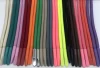Polyester Colored 5mm Round Braided Hoodie Cord Multi Color Shoelaces Drawstring Cord Rope With End Tips
