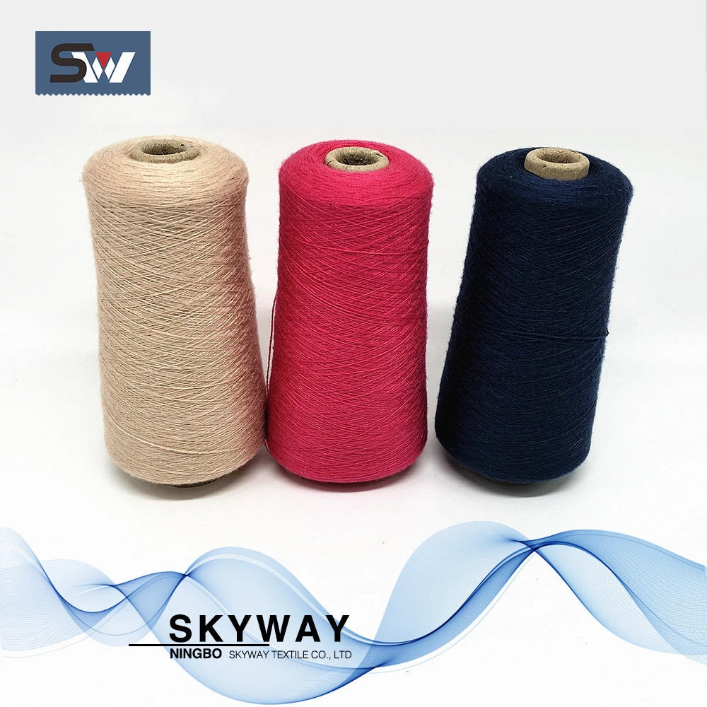 Popular core spun lycra yarn viscose nylon polyester blend yarn for knitting